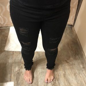 Old navy ripped skinny jeans